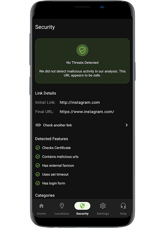 Link Checker on Android